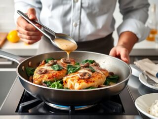spinach mushroom chicken breast transmartproject